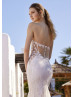 Sweetheart Neck Ivory Lace Tulle Effortless Beauty Wedding Dress